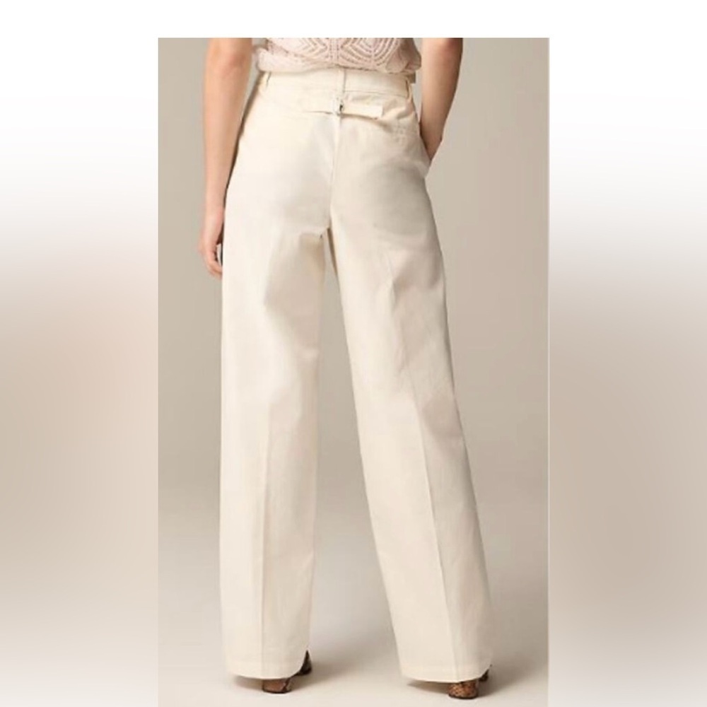 NWT J Crew white Kya chino pants 0 - Picture 2 of 8